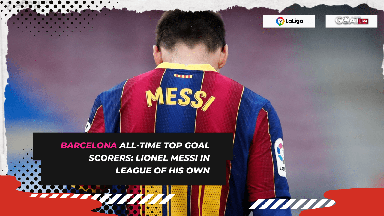 Barcelona top goal scorers Lionel Messi in league of own | Goatlive